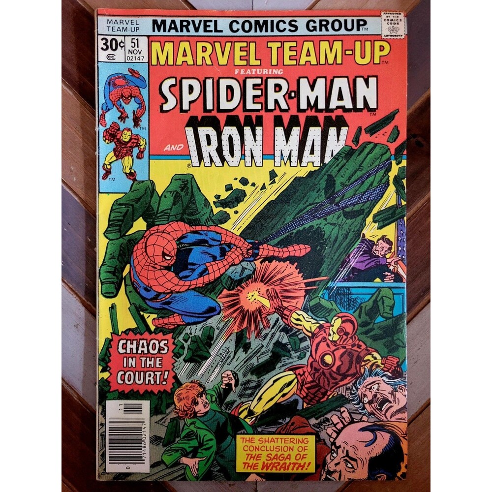 Marvel Team-Up #51 "Trial of the Wraith" Spider-Man & Iron Man (5.0) 1976